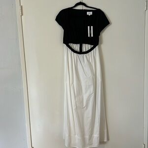 Who What Wear black and white party dress